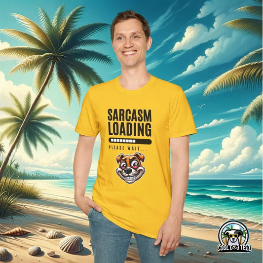 Unleash Your Inner Snark with the "Buffering Banter: The Sarcasm Wait Tee"