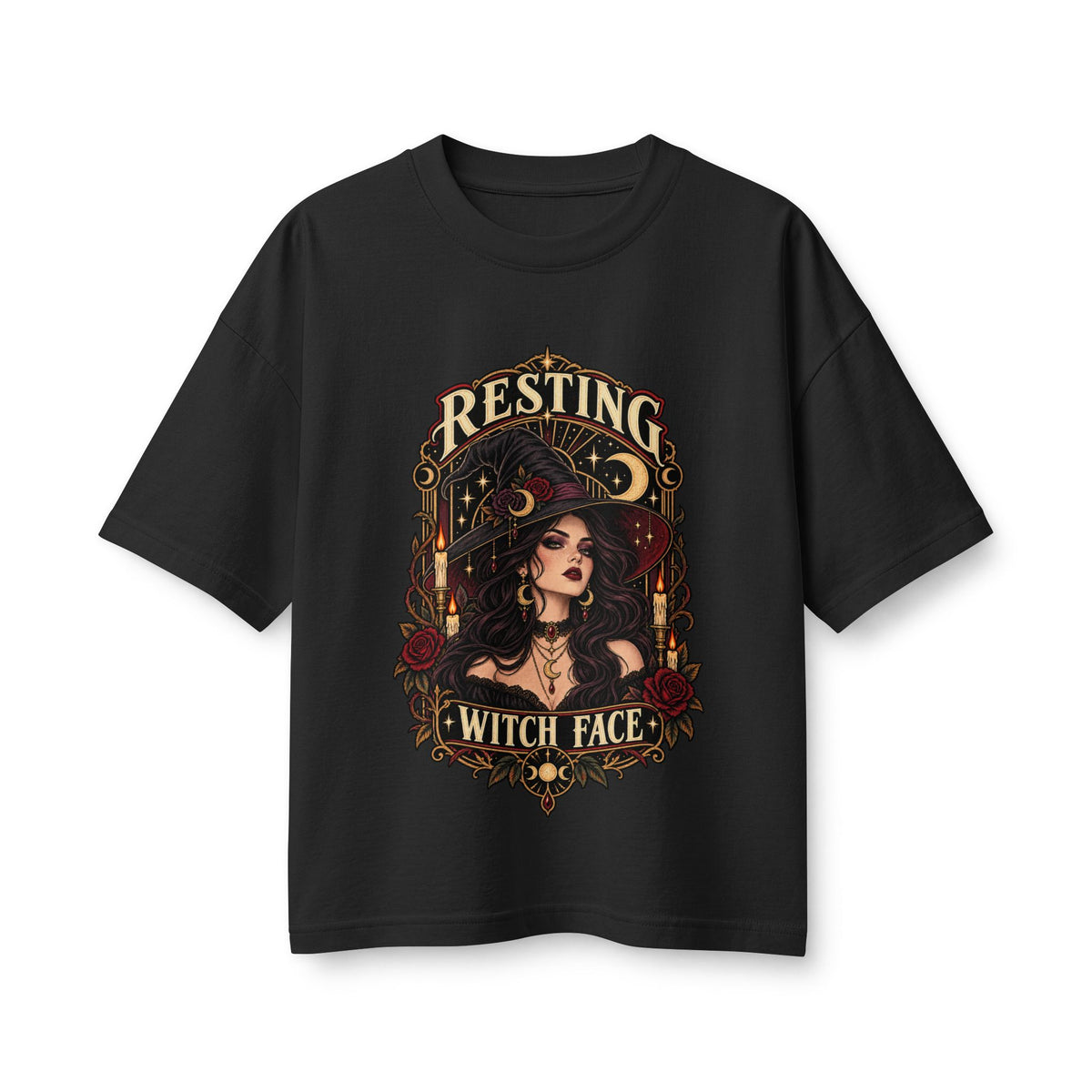 Resting Witch Face Women’s Boxy Tee - Cool Dog Teez LLC