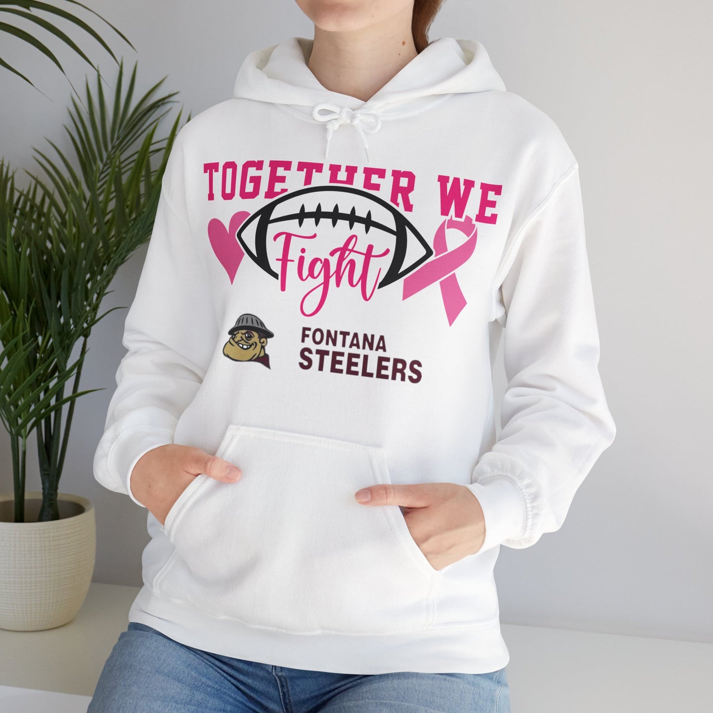 Fohi Together We Fight Hooded Sweatshirt - Cool Dog Teez LLC