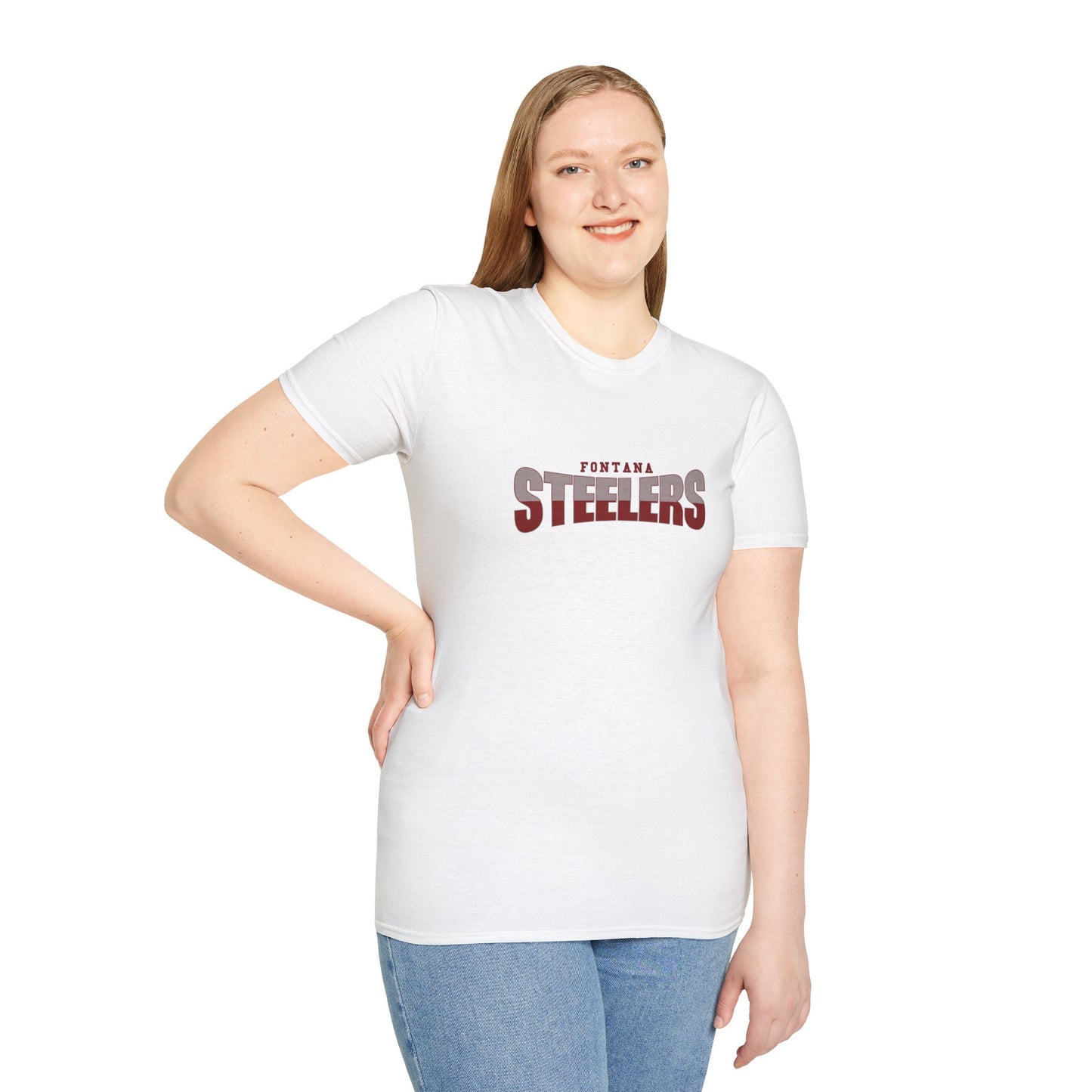 Fontana Steelers Unisex Softstyle T-Shirt β Wear Your Pride, Rep Your Team!