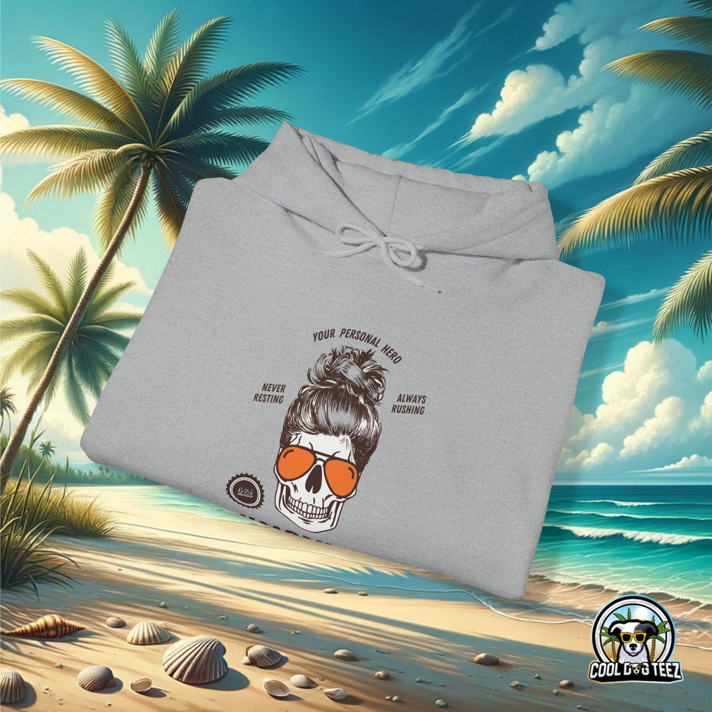 #MomLife Hooded Sweatshirt - Cool Dog Teez LLC