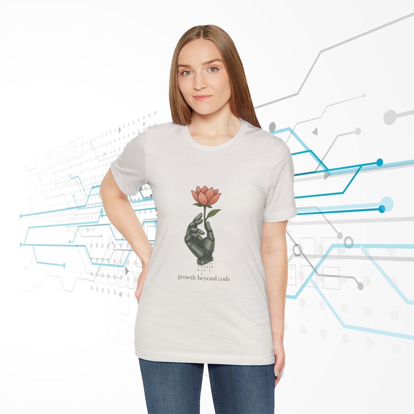 Tech Bloom | Growth Beyond Code Tee - Cool Dog Teez LLC