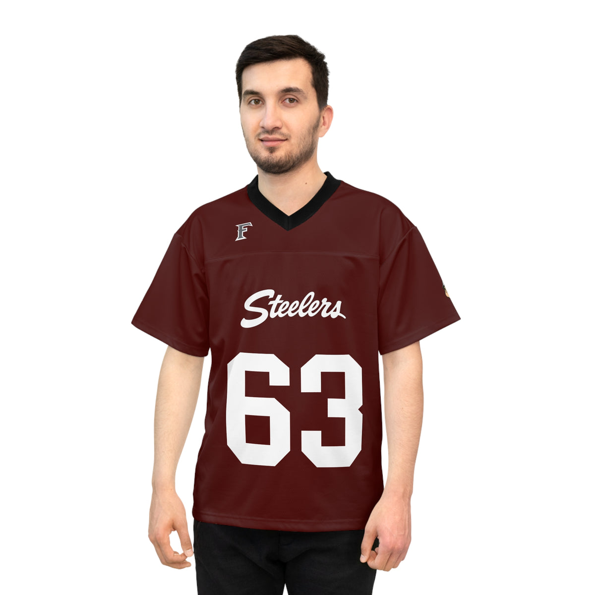FOHI Steelers Personalized Football Jersey – Custom Number & Last Name