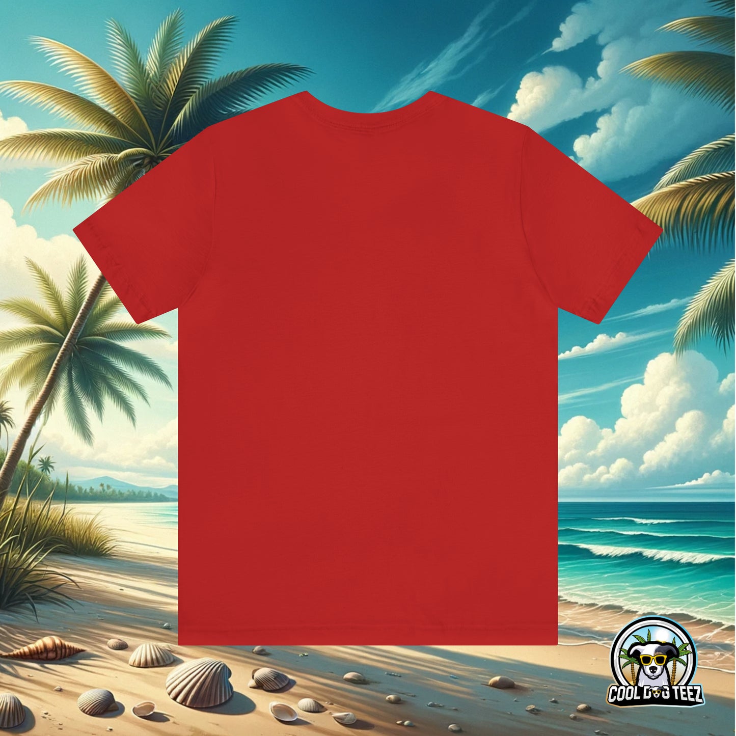 Cool Dog Teez: Tropical Vibes Sunglasses Dog T-Shirt - Cool Dog Teez LLC