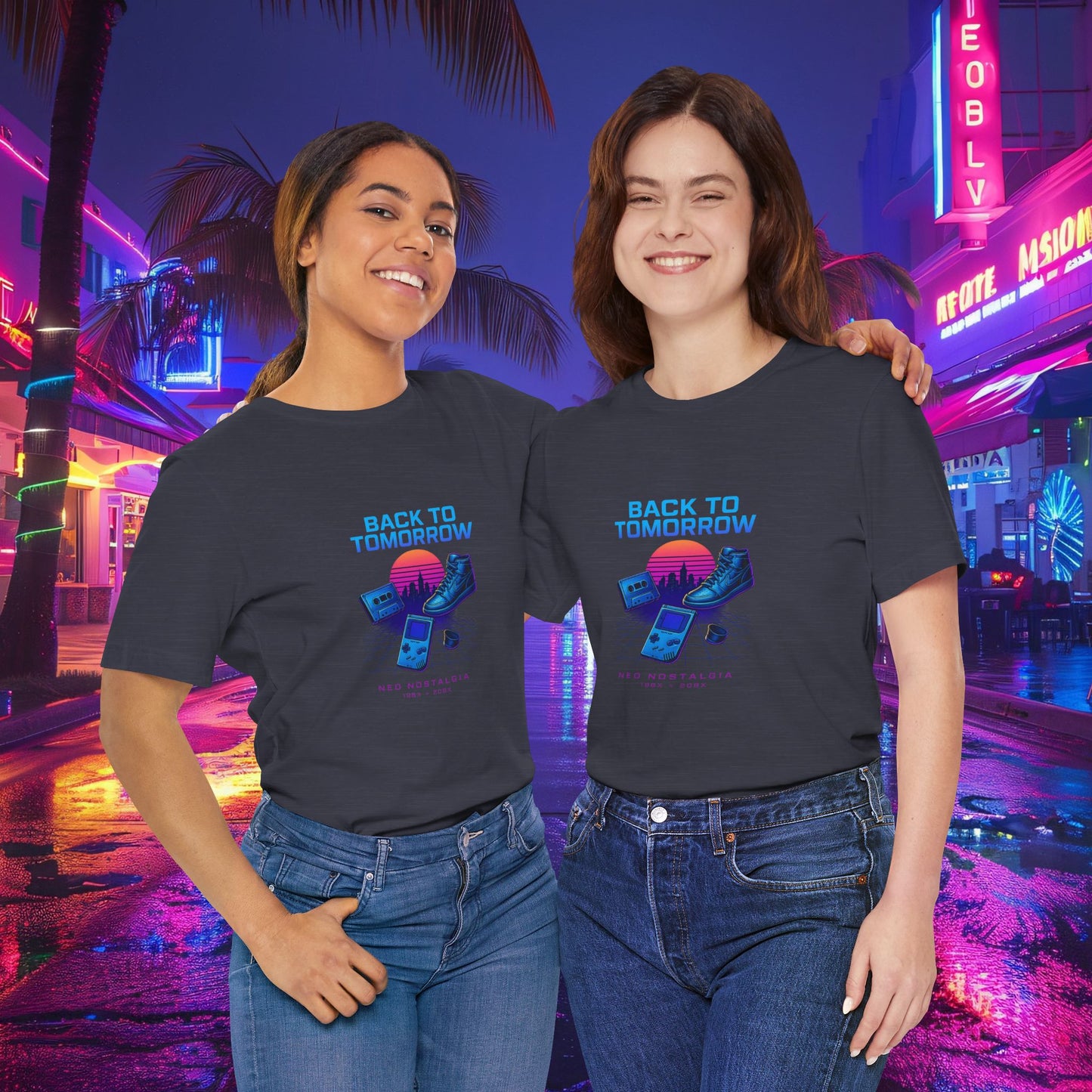 Neo Nostalgia β Back to Tomorrow T-Shirt - Cool Dog Teez LLC