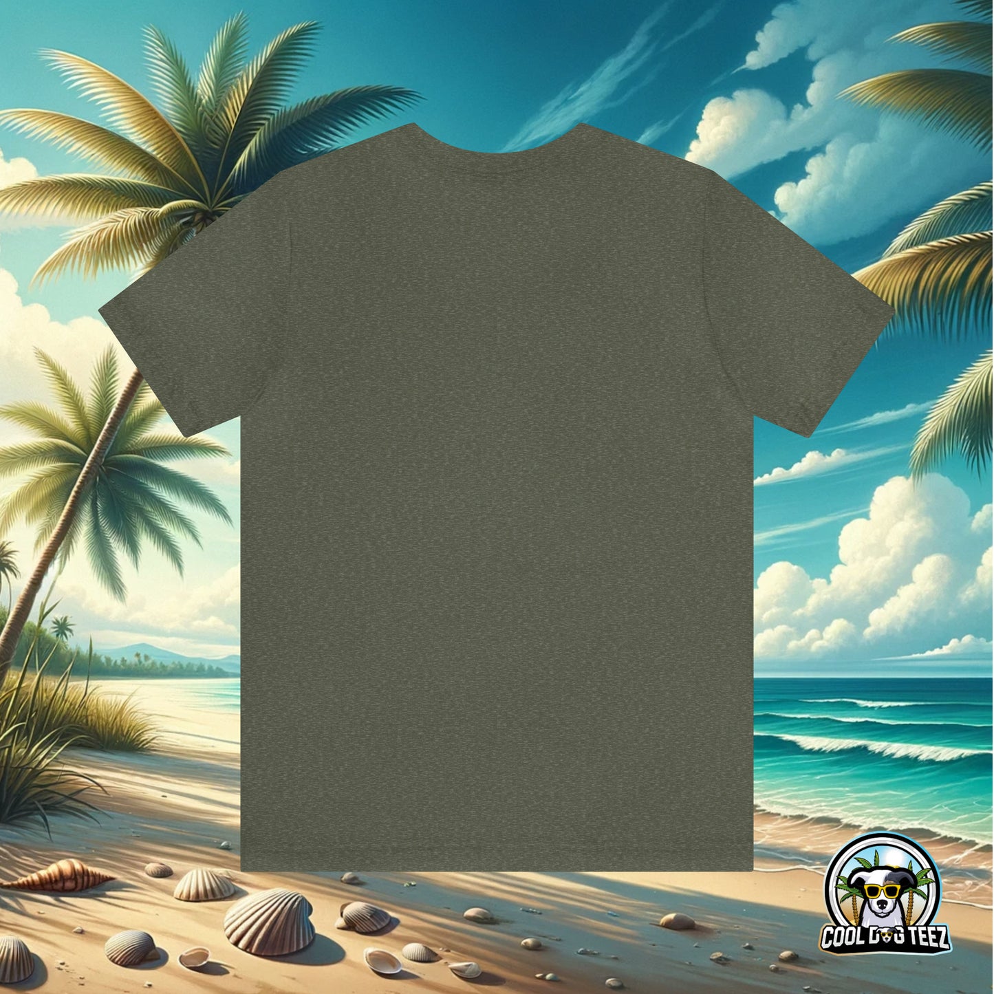 Cool Dog Teez: Tropical Vibes Sunglasses Dog T-Shirt - Cool Dog Teez LLC