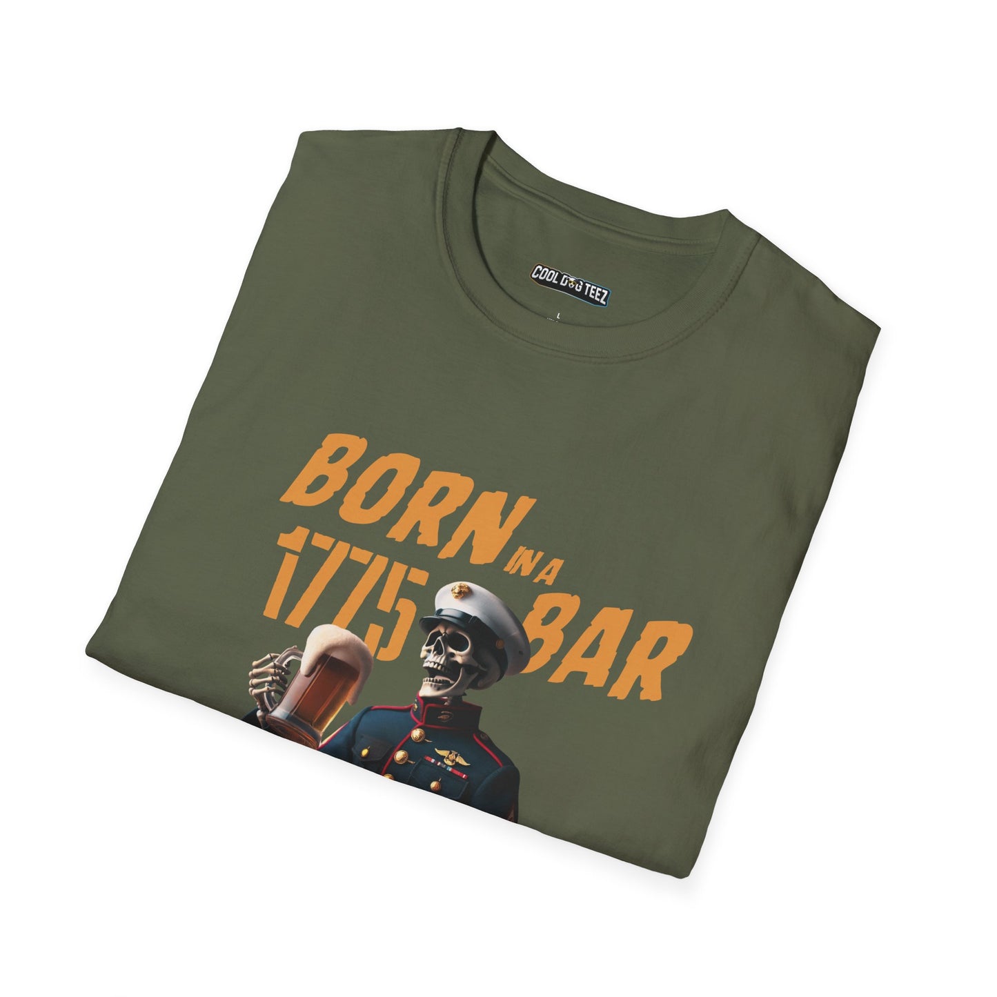 Born in a Bar T-Shirt - USMC Tribute