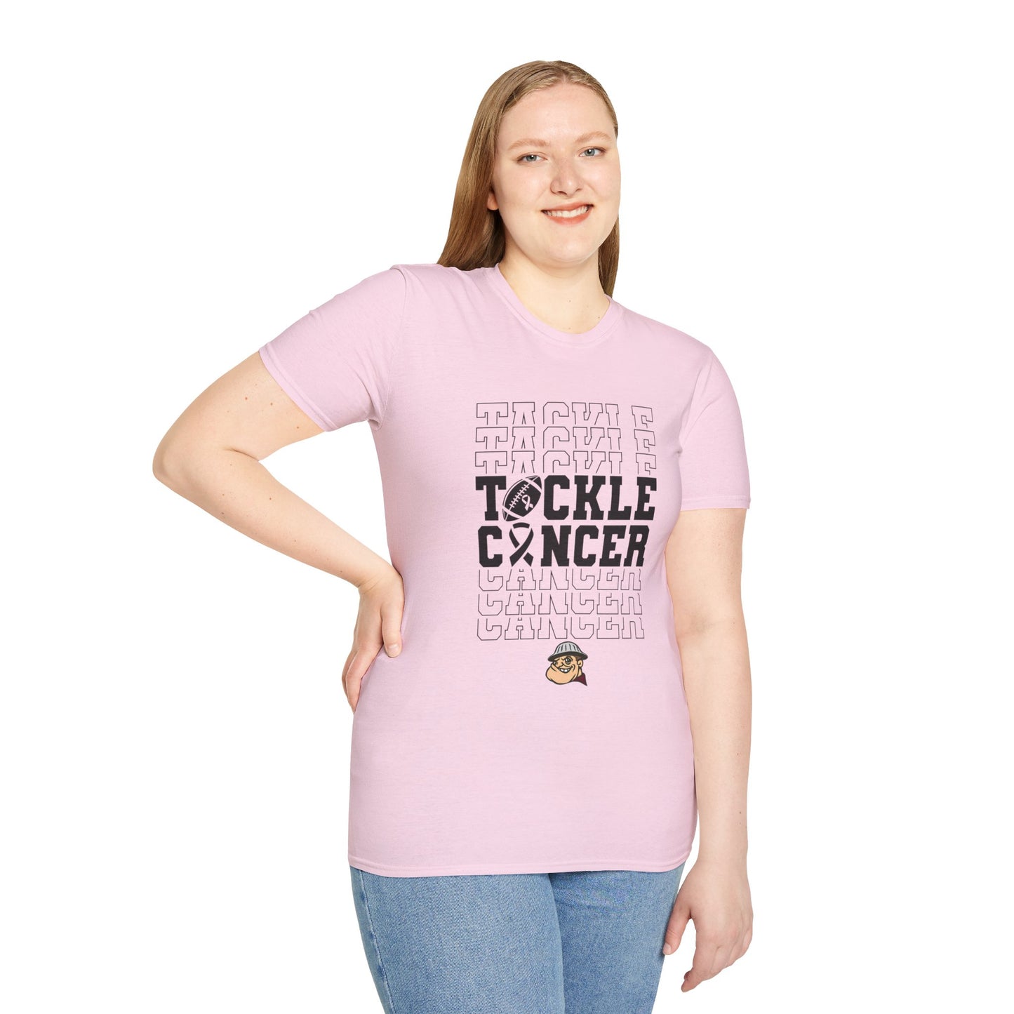 Fohi Tackle Cancer T-Shirt - Black - Cool Dog Teez LLC