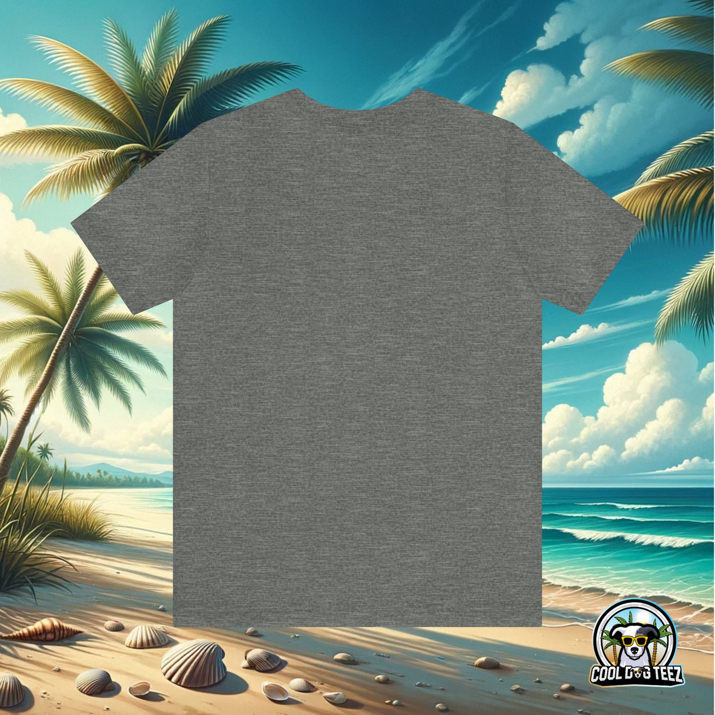 Cool Dog Teez: Tropical Vibes Sunglasses Dog T-Shirt - Cool Dog Teez LLC
