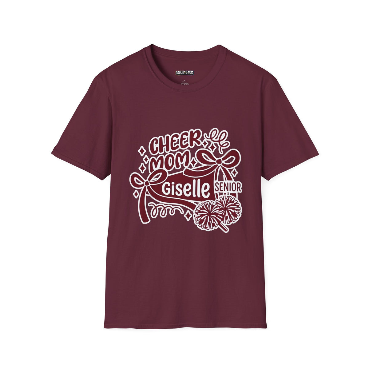 Personalized Cheer Mom T-Shirt – Custom Name