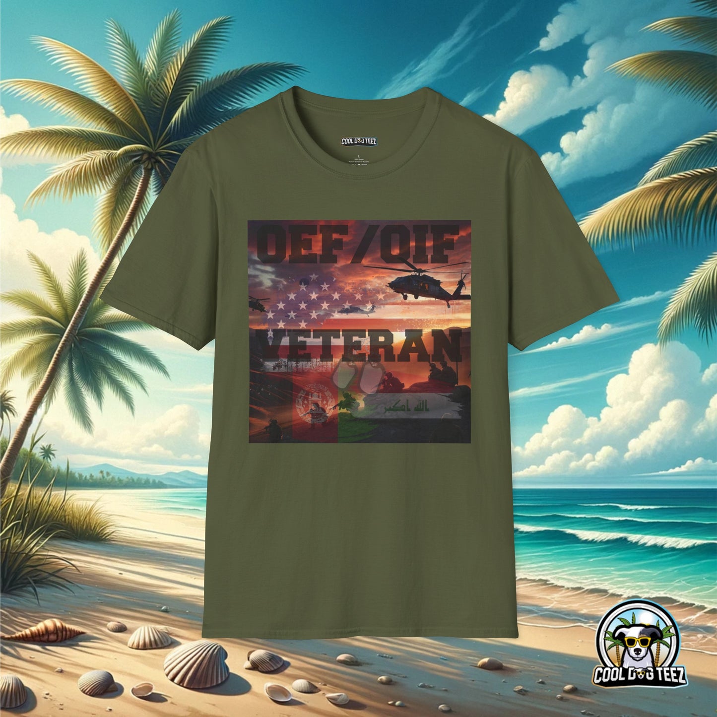 OEF/OIF Veteran T-Shirt - Cool Dog Teez LLC