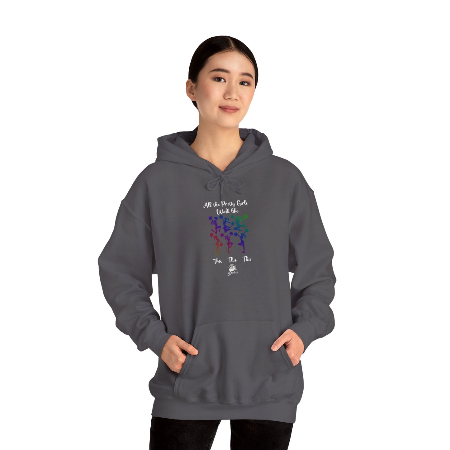 Fohi Cheer Pretty Girls Hooded Sweatshirt
