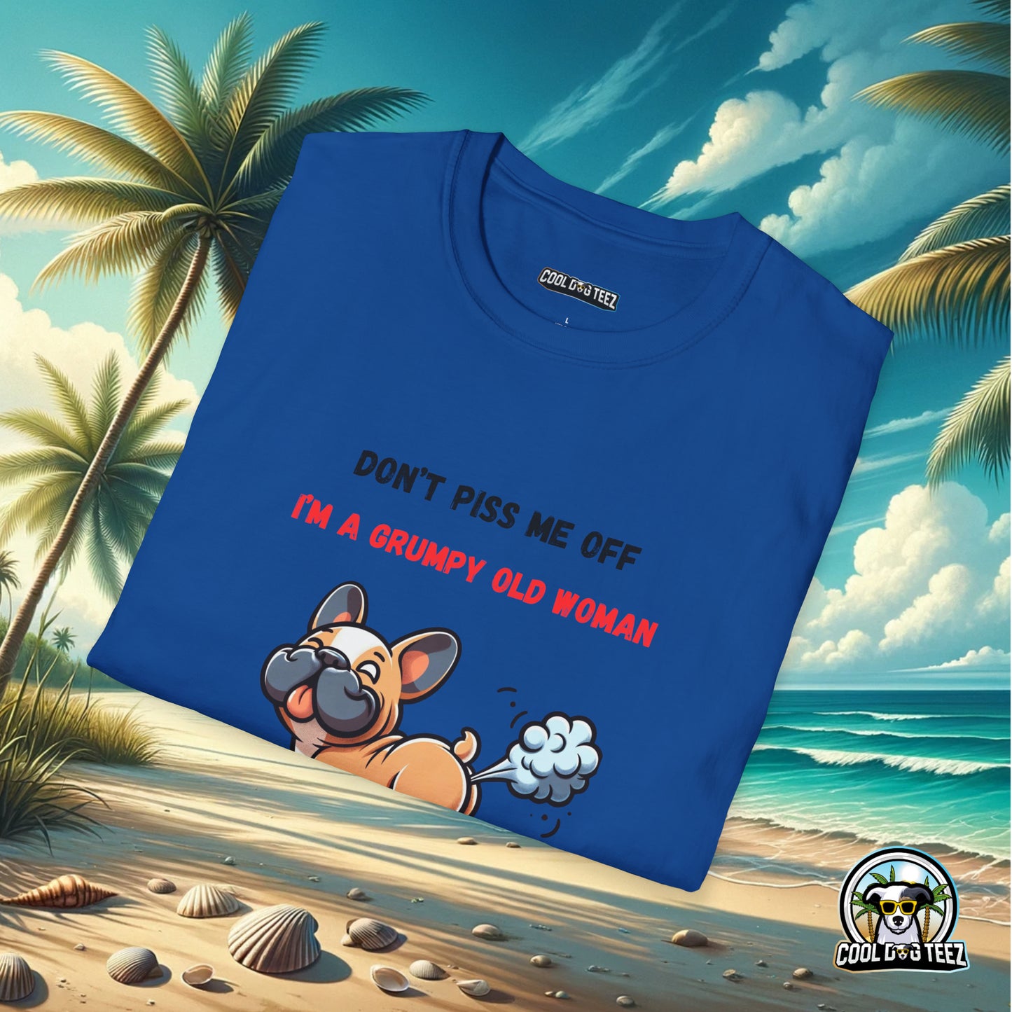 Grumpy Queen Rules T-Shirt - Cool Dog Teez LLC