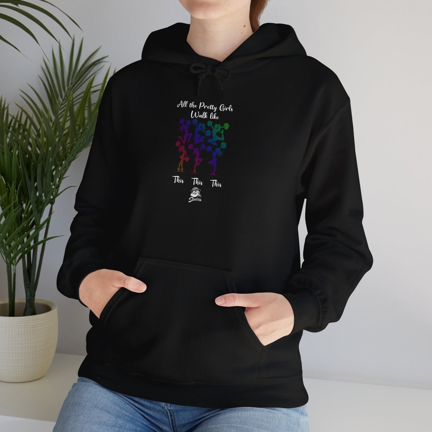 Fohi Cheer Pretty Girls Hooded Sweatshirt