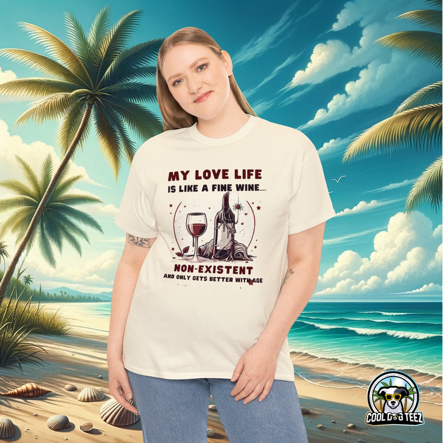 Aging Gracefully: Time Flies When You're a Fine Wine! - Cool Dog Teez LLC