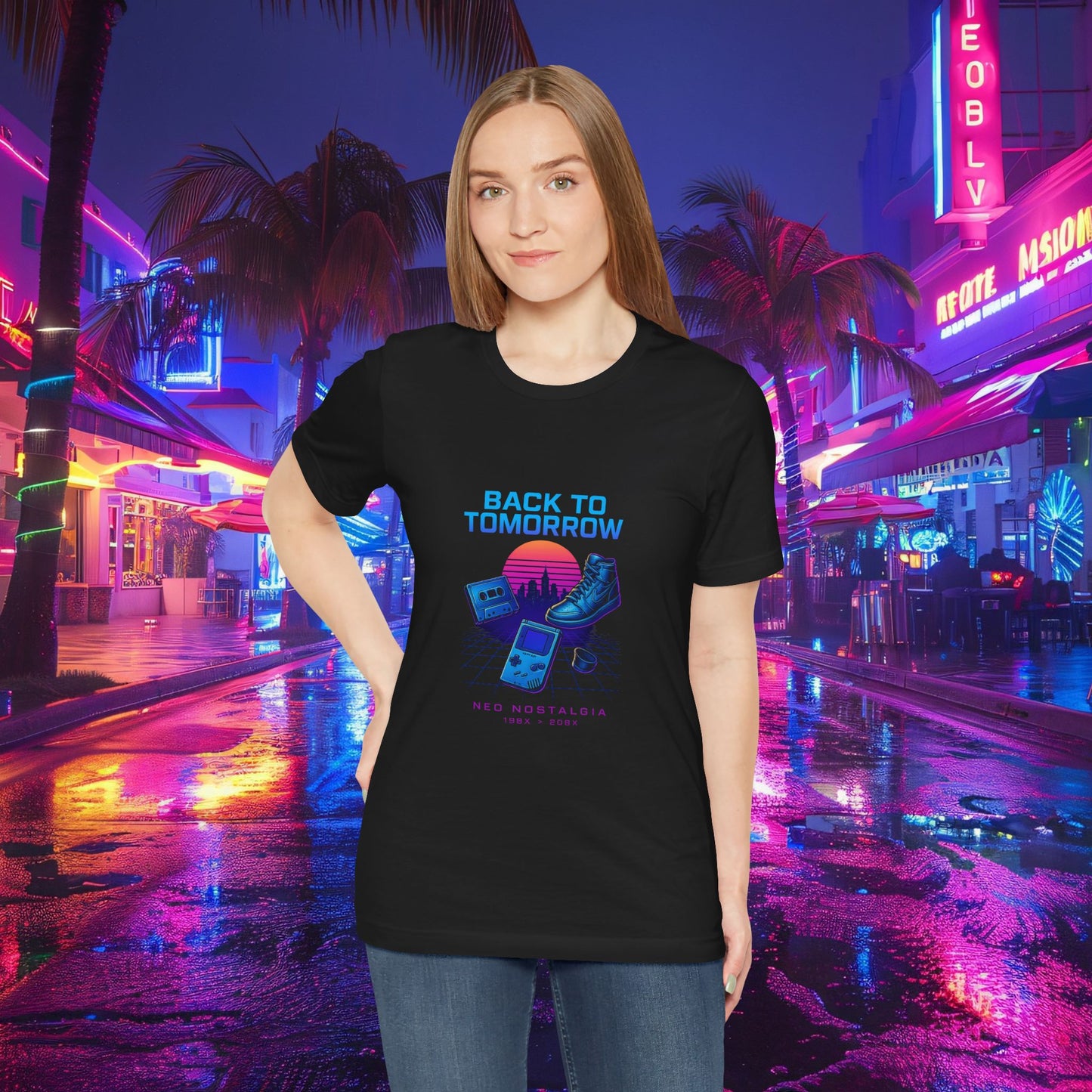 Neo Nostalgia β Back to Tomorrow T-Shirt - Cool Dog Teez LLC