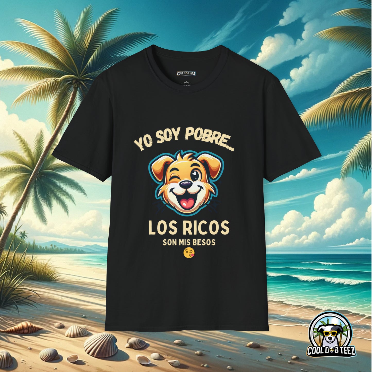 Rich in Love Tee: Besos Edition T-Shirt - Cool Dog Teez LLC