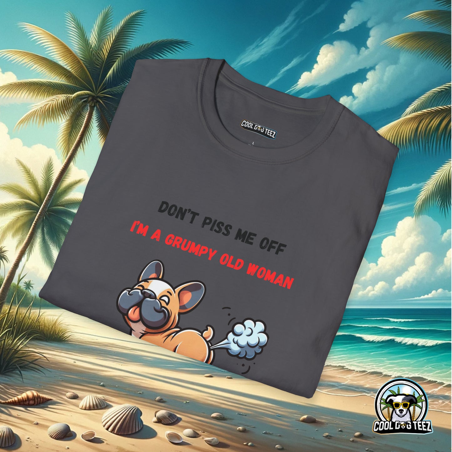 Grumpy Queen Rules T-Shirt - Cool Dog Teez LLC
