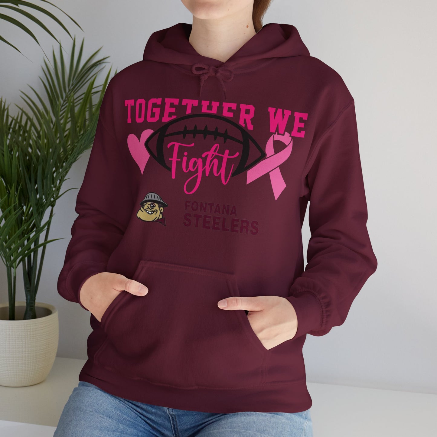 Fohi Together We Fight Hooded Sweatshirt - Cool Dog Teez LLC