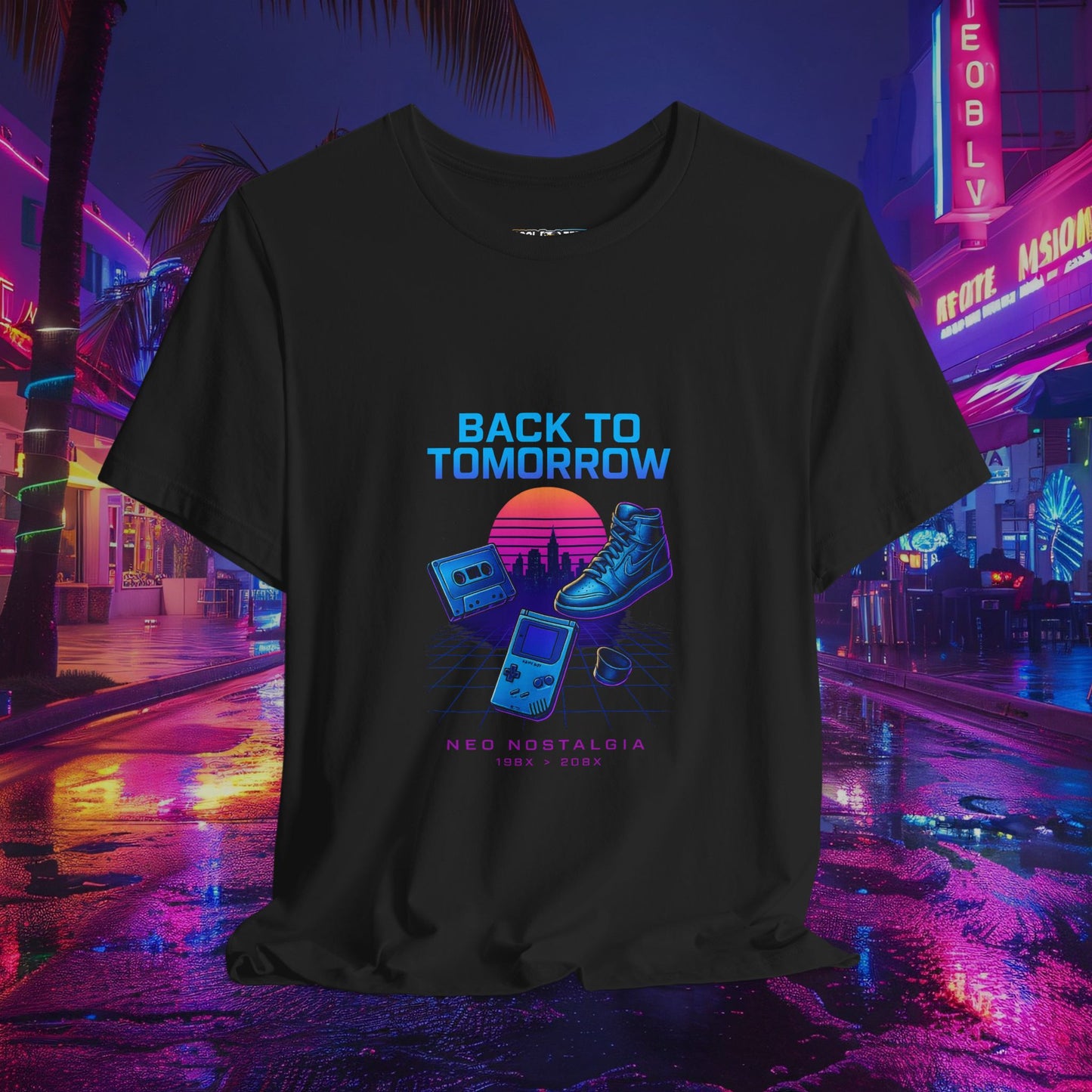 Neo Nostalgia β Back to Tomorrow T-Shirt - Cool Dog Teez LLC