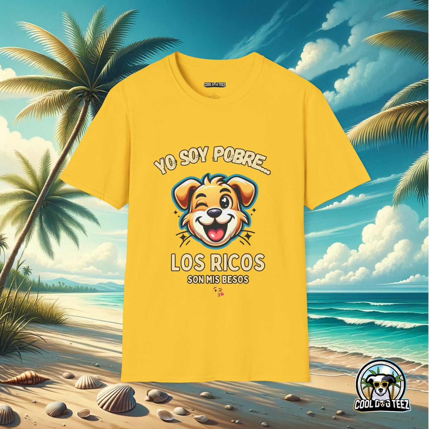 Rich in Love Tee: Besos Edition T-Shirt - Cool Dog Teez LLC