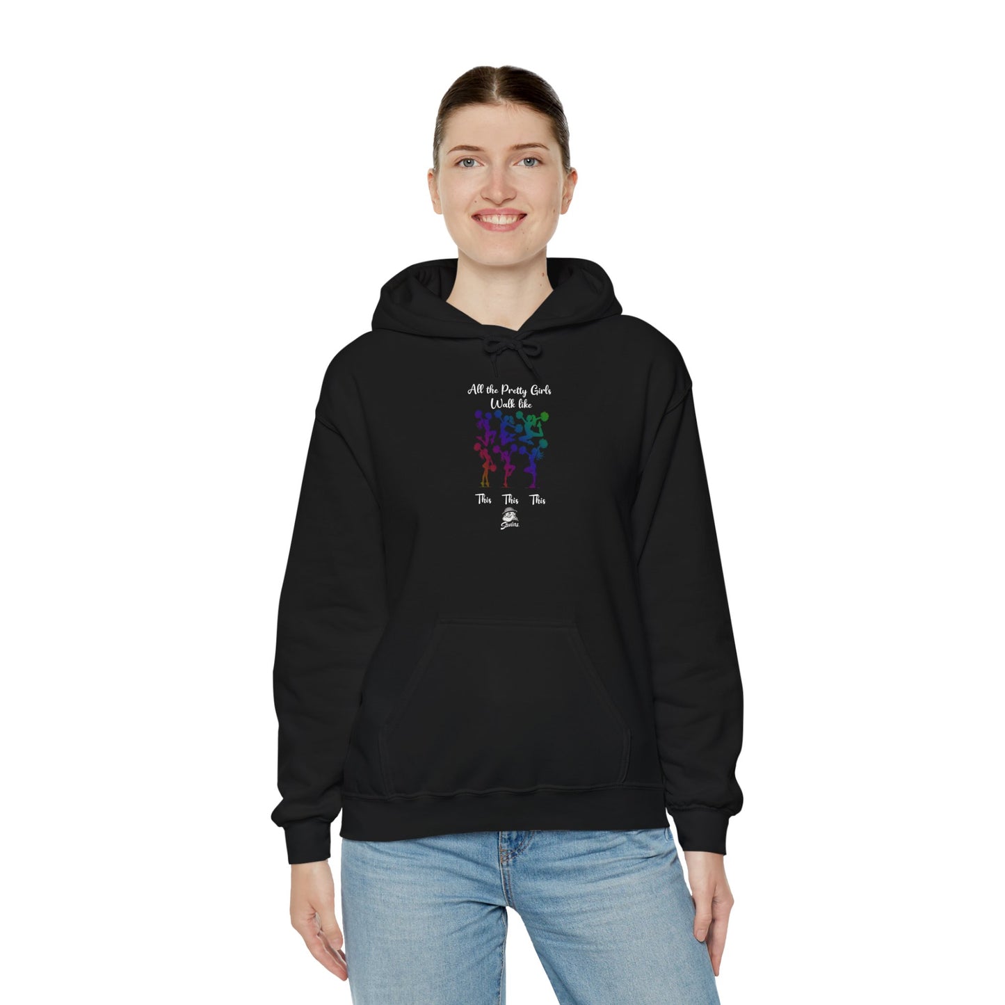 Fohi Cheer Pretty Girls Hooded Sweatshirt
