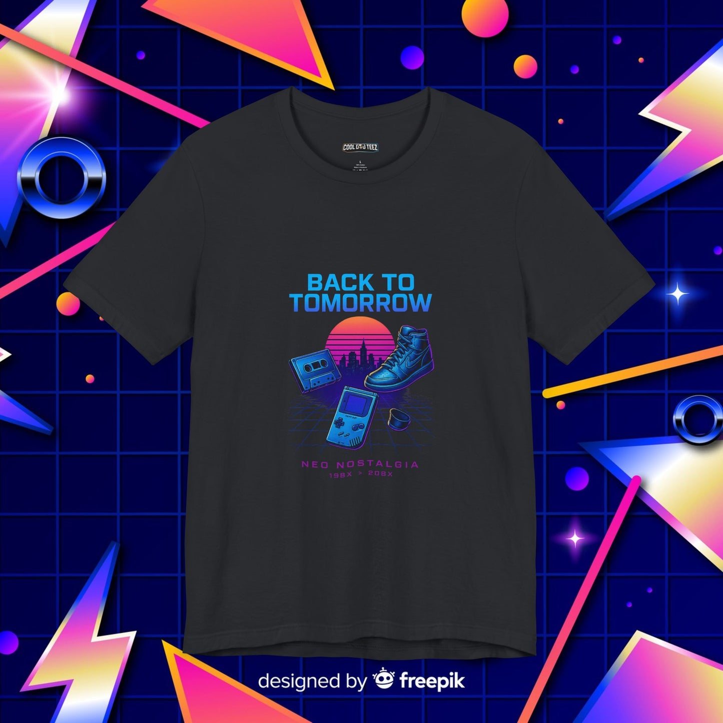 Neo Nostalgia β Back to Tomorrow T-Shirt - Cool Dog Teez LLC