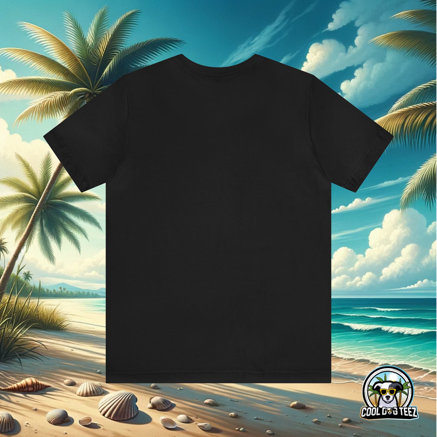 Cool Dog Teez: Tropical Vibes Sunglasses Dog T-Shirt - Cool Dog Teez LLC