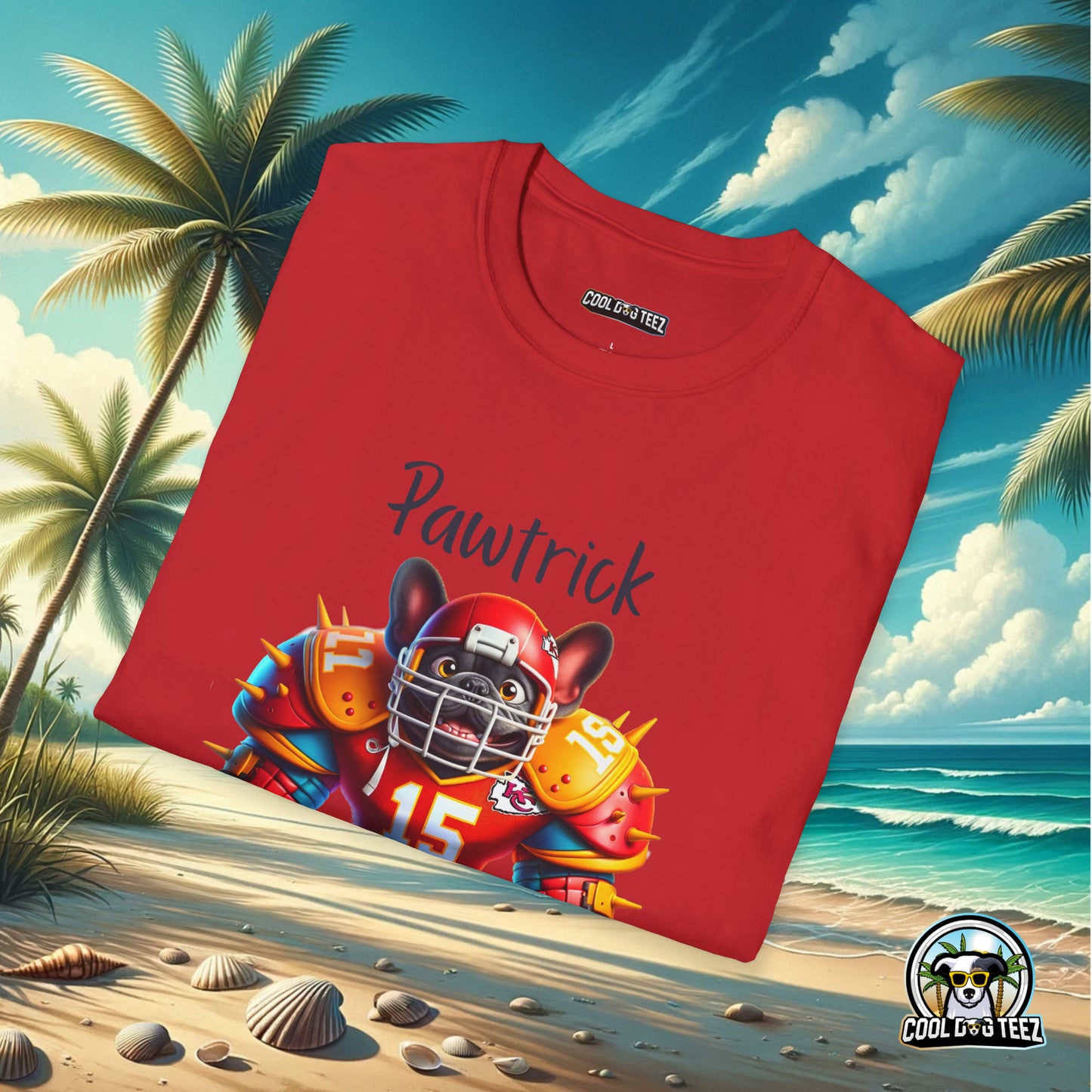Quarterbark MVP: Pawtrick Woofhomes in Action! - Cool Dog Teez LLC