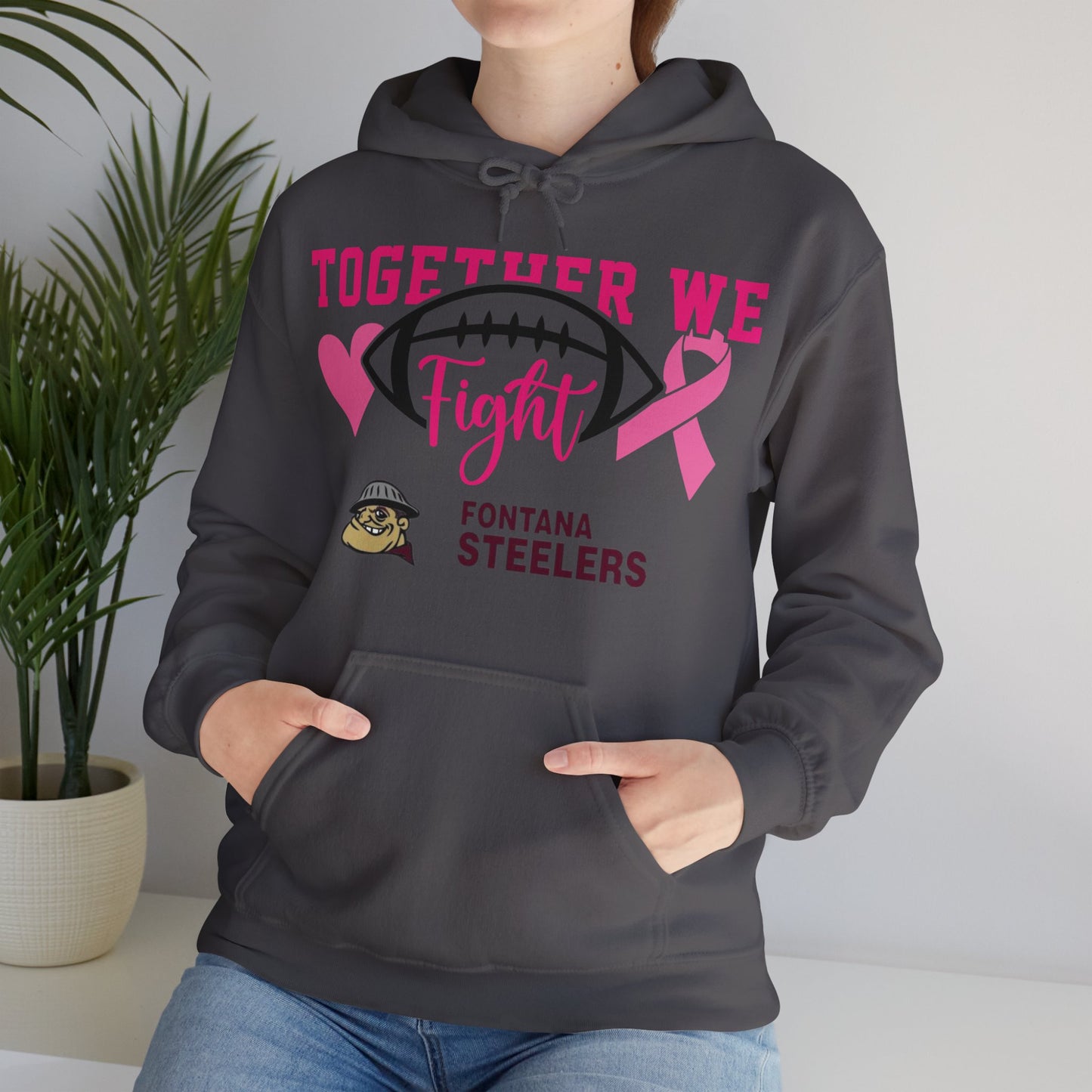 Fohi Together We Fight Hooded Sweatshirt - Cool Dog Teez LLC