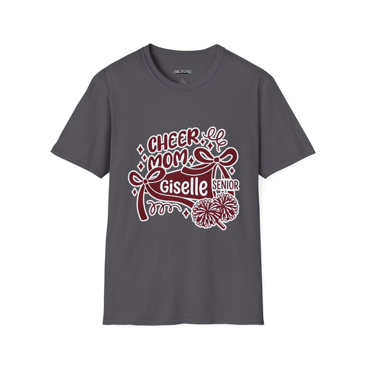 Personalized Cheer Mom T-Shirt – Custom Name