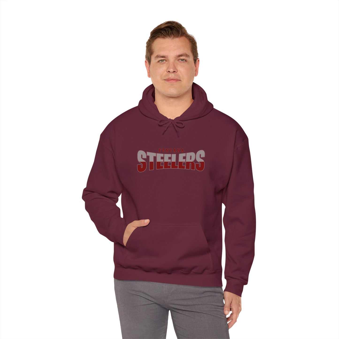 Fontana Steelers Heavy Blend™ Hoodie – Stay Warm, Rep Your Team!