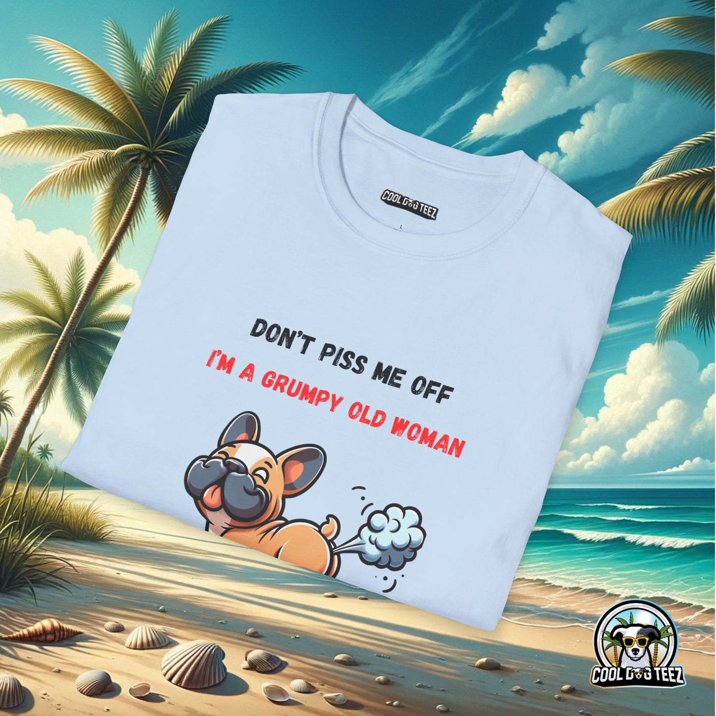 Grumpy Queen Rules T-Shirt - Cool Dog Teez LLC