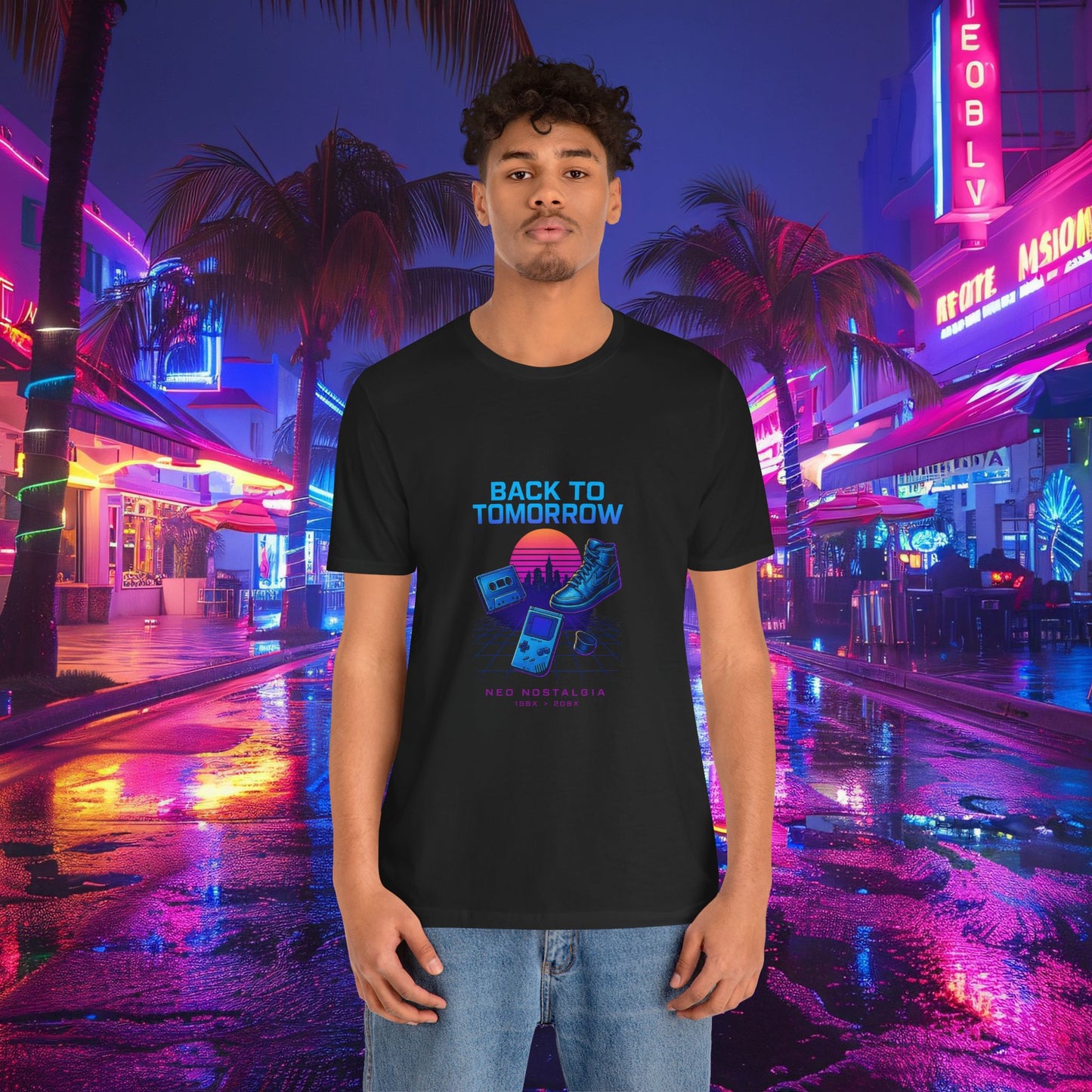 Neo Nostalgia β Back to Tomorrow T-Shirt - Cool Dog Teez LLC