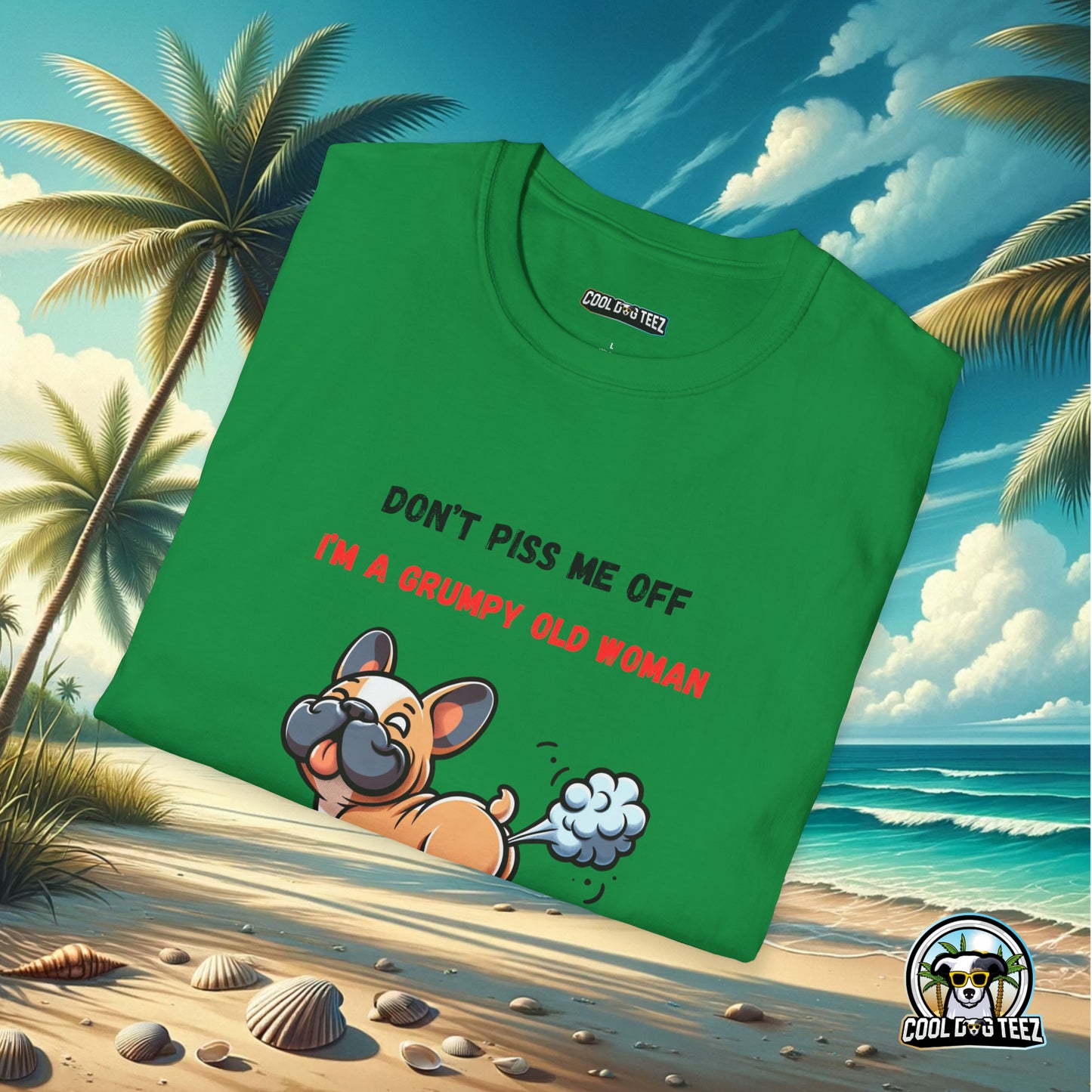 Grumpy Queen Rules T-Shirt - Cool Dog Teez LLC