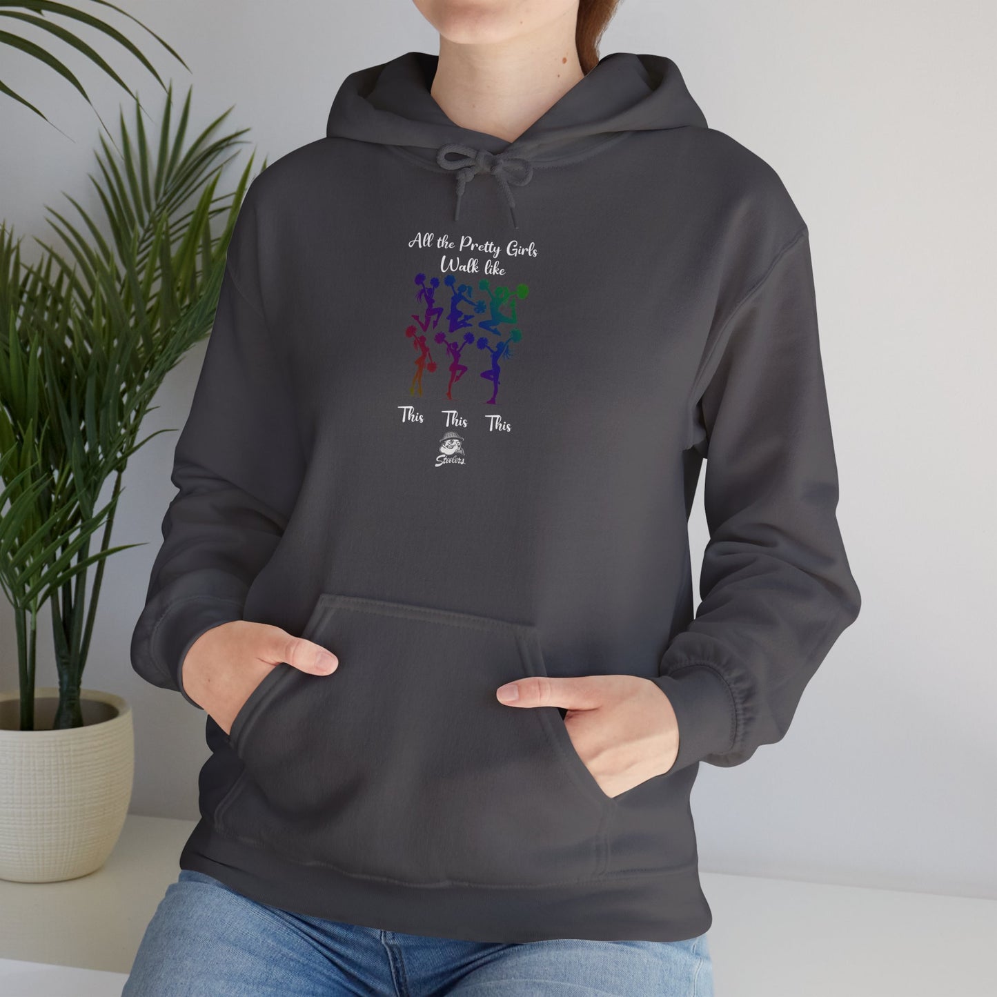 Fohi Cheer Pretty Girls Hooded Sweatshirt