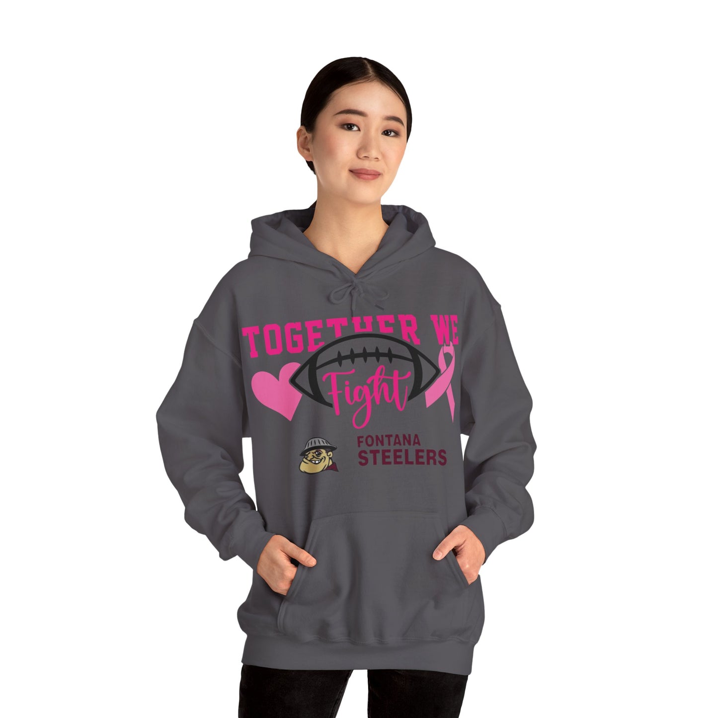 Fohi Together We Fight Hooded Sweatshirt - Cool Dog Teez LLC