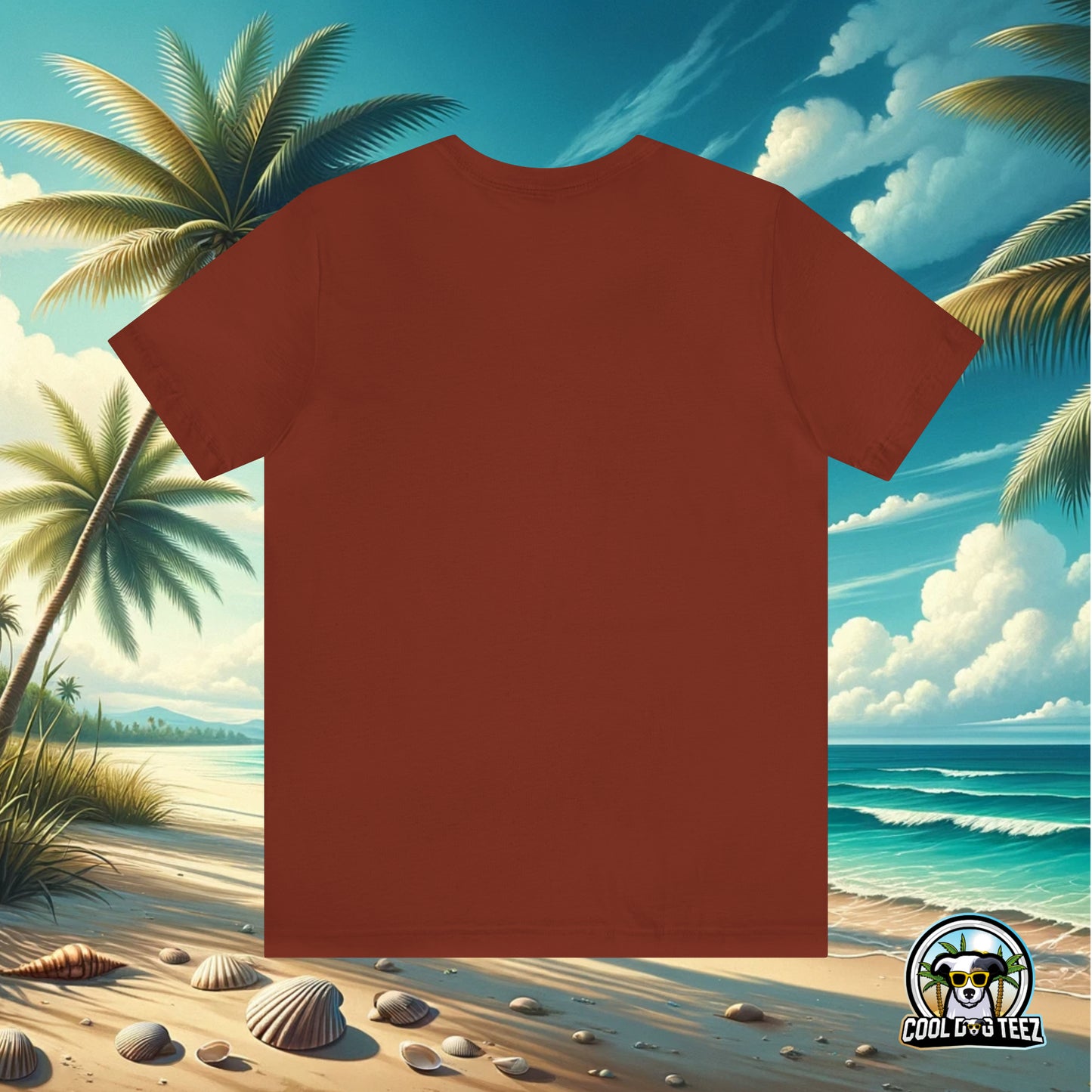 Cool Dog Teez: Tropical Vibes Sunglasses Dog T-Shirt - Cool Dog Teez LLC