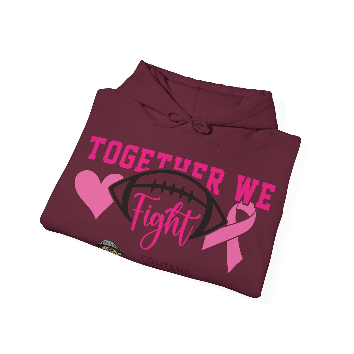 Fohi Together We Fight Hooded Sweatshirt - Cool Dog Teez LLC