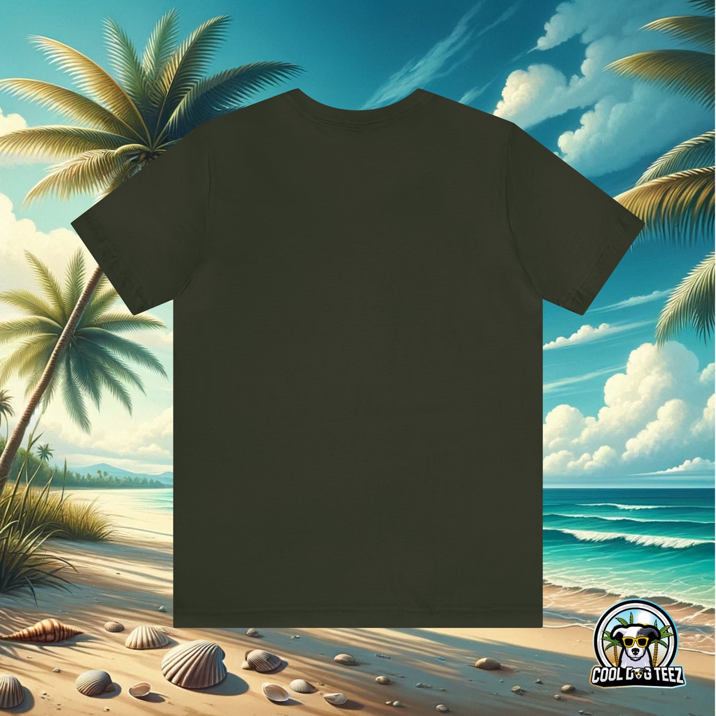 Cool Dog Teez: Tropical Vibes Sunglasses Dog T-Shirt - Cool Dog Teez LLC
