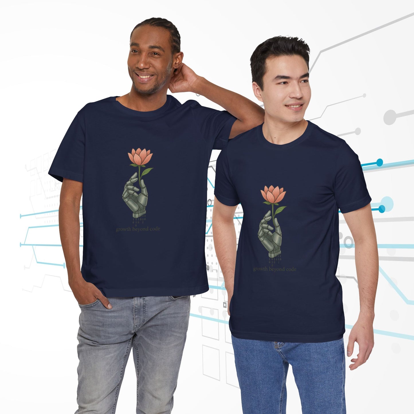Tech Bloom | Growth Beyond Code Tee - Cool Dog Teez LLC