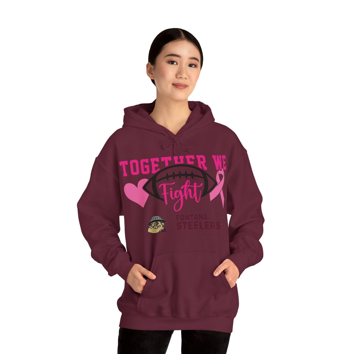 Fohi Together We Fight Hooded Sweatshirt - Cool Dog Teez LLC