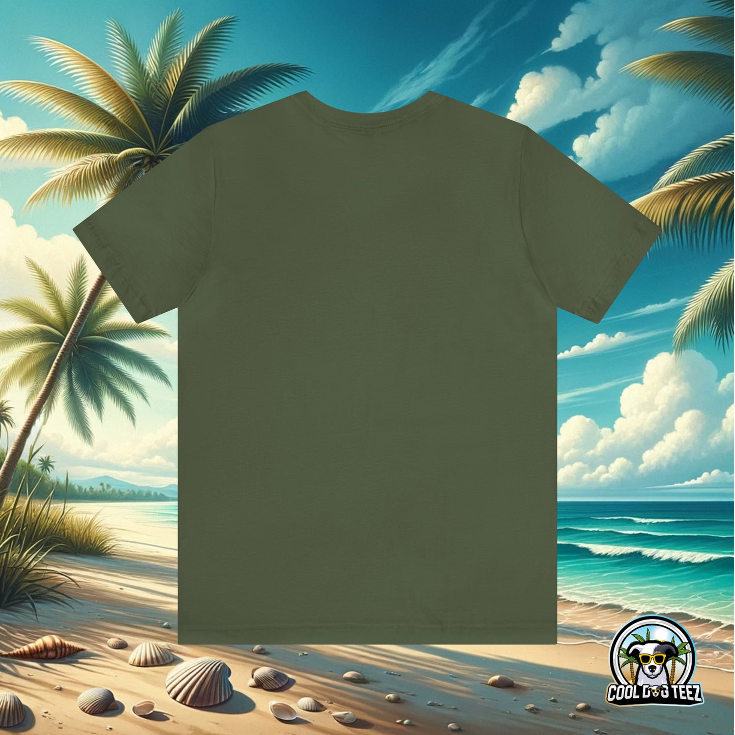 Cool Dog Teez: Tropical Vibes Sunglasses Dog T-Shirt - Cool Dog Teez LLC