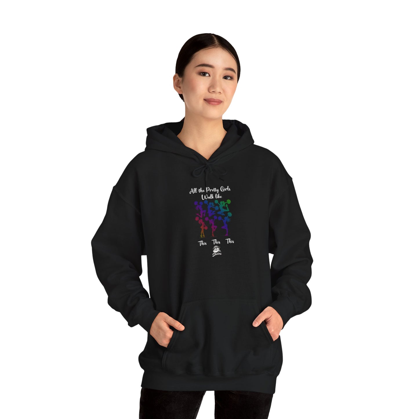 Fohi Cheer Pretty Girls Hooded Sweatshirt