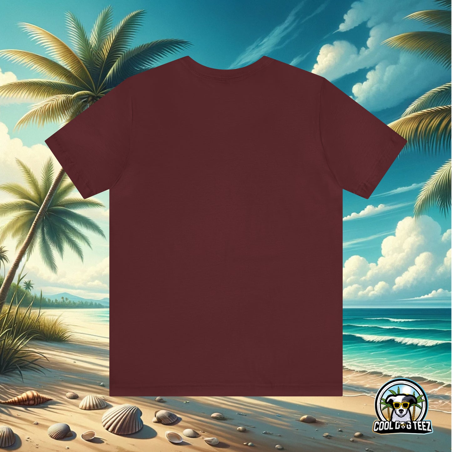 Cool Dog Teez: Tropical Vibes Sunglasses Dog T-Shirt - Cool Dog Teez LLC