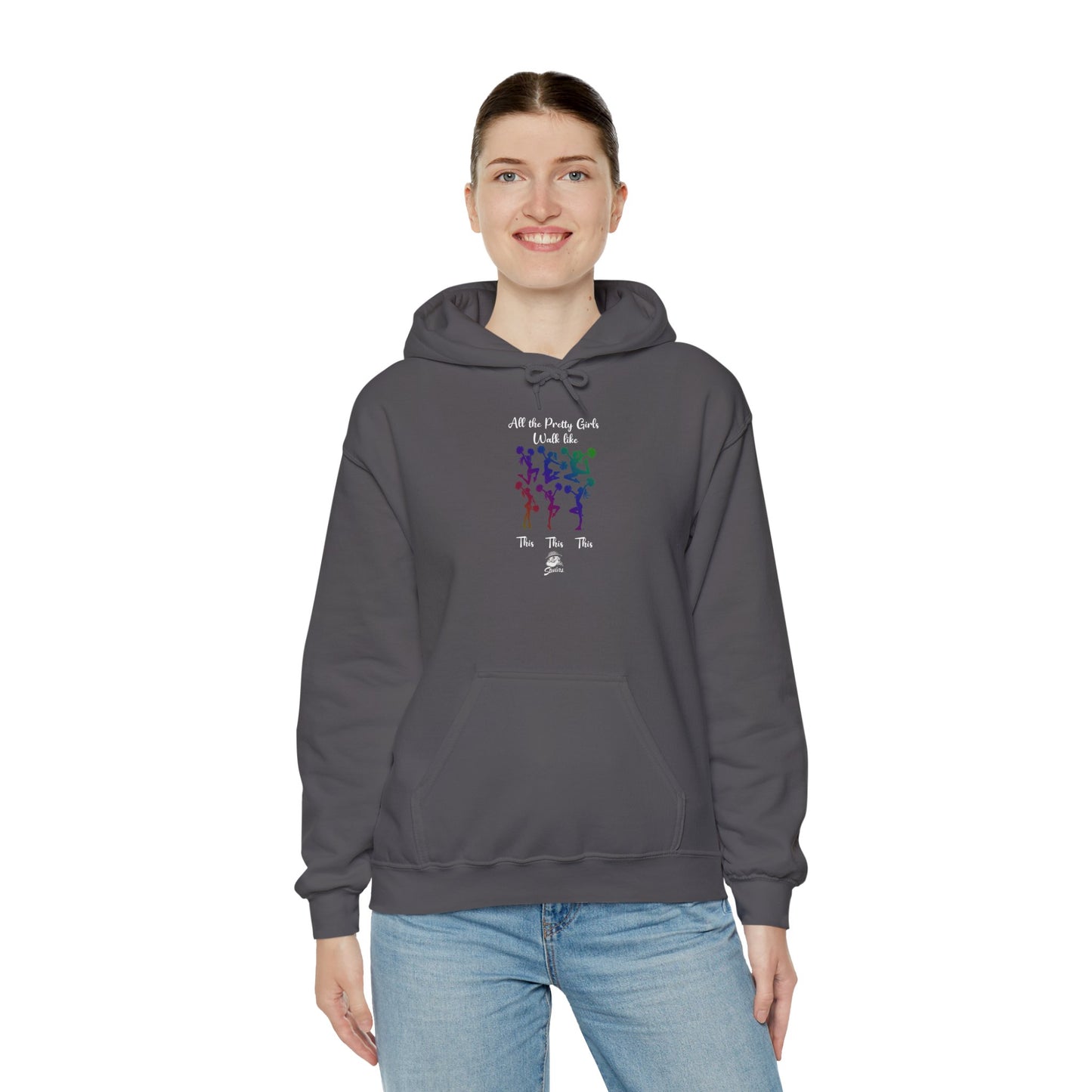 Fohi Cheer Pretty Girls Hooded Sweatshirt