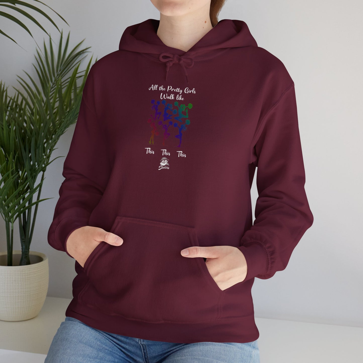 Fohi Cheer Pretty Girls Hooded Sweatshirt