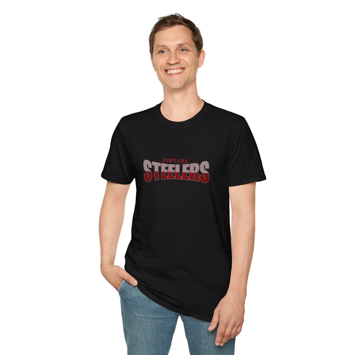 Fontana Steelers Unisex Softstyle T-Shirt β Wear Your Pride, Rep Your Team!