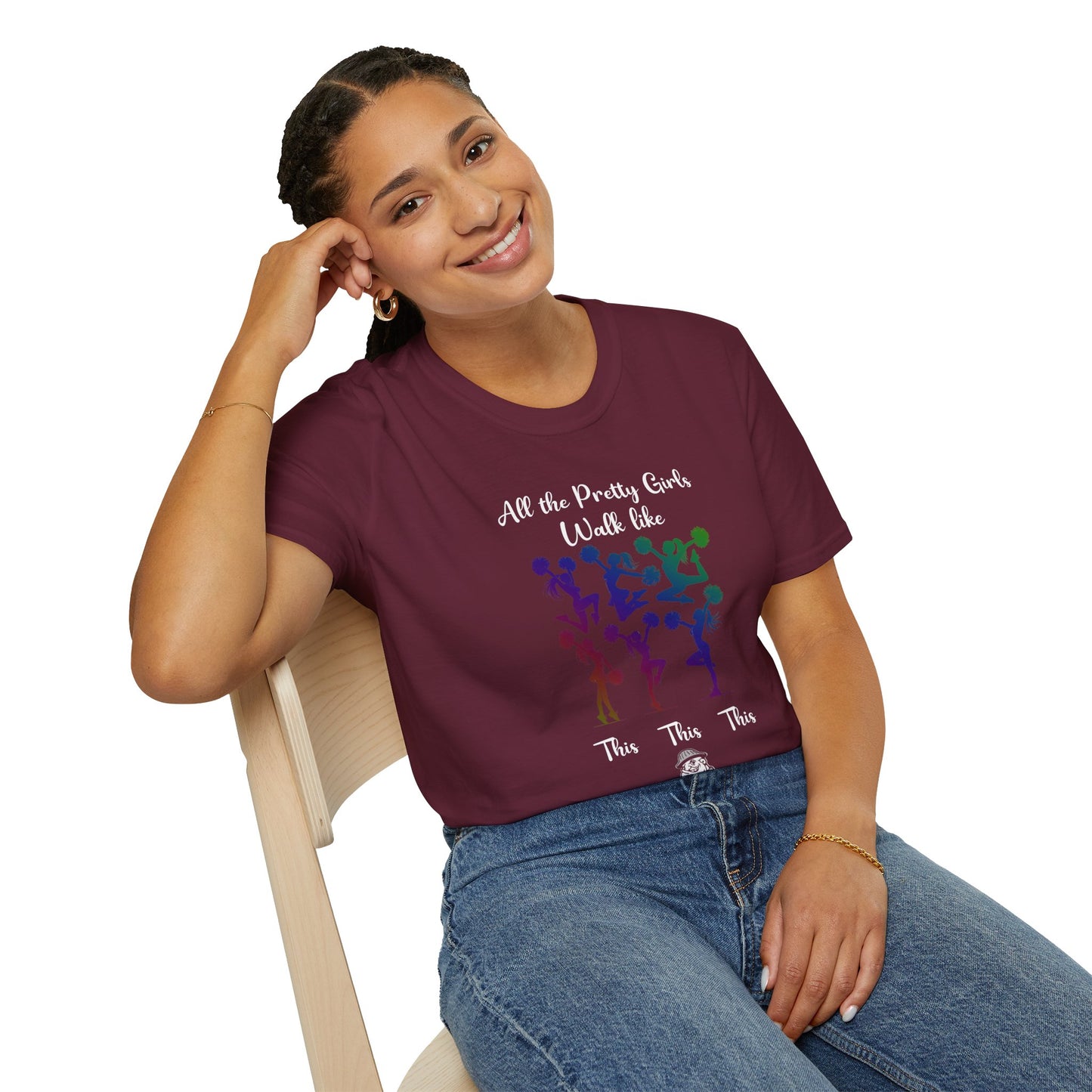 Fohi Cheer Pretty Girls T-Shirt