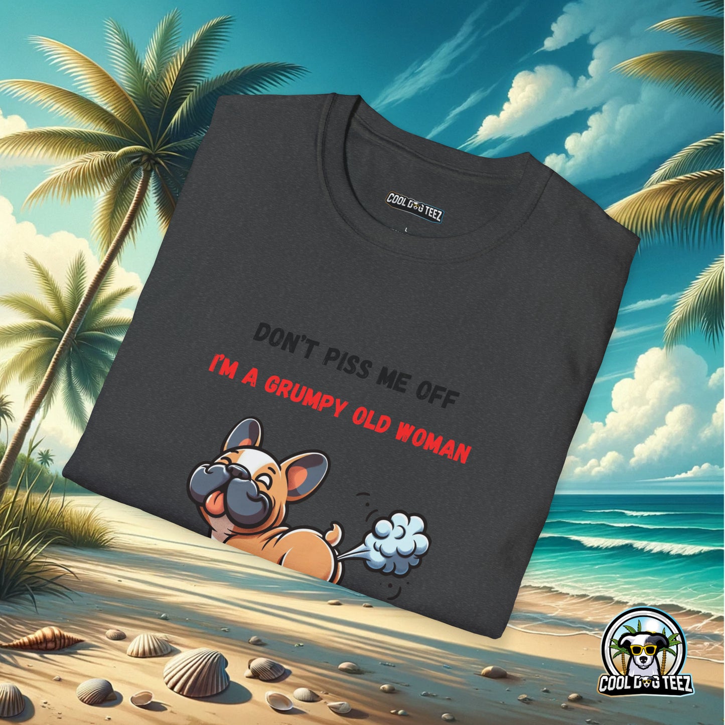 Grumpy Queen Rules T-Shirt - Cool Dog Teez LLC